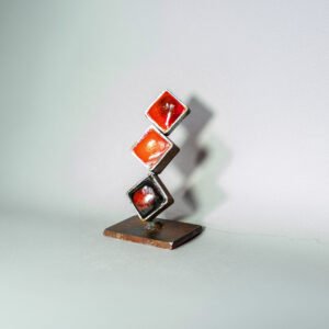 Abstract steel&epoxy sculpture